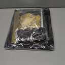 Foxtell 5 Senses Gift Bags Five Senses Birthday Decorations with Tissue Paper Ribbon Happy Birthday Banner Balloons Rose Petals Ribbons for Party(Black Gold)