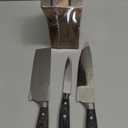 FAMCüTE Japanese Knife Block Set, Hand Forged 5-Layer 9CR18MOV Clad Steel Ultra Sharp Kitchen Knives with Wooden Storage & Rosewood Handle, Includes Chef, Santoku, Nakiri, Fruit Knife for Home Mom/Dad