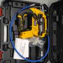 Ecarke Cordless Grease Gun, Compatible with DeWalt 20V Battery (Bare Tool), 3Speed Adjustable Flow, 12,000 PSI Max, 39 Hose, Works with Bulk & Cartridge Grease, for Farm/Truck/Construction