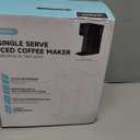 Tastyle Mini Hot and Iced Coffee Maker Single Serve, for K Cup and Ground, 6 to 14 Oz Brew Sizes, with Recipe Book, for Home, Travel, RV, Office and Dorm, Classic Black (2.0 Version)