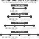 1FT Industrial Stair Railing Wall Mount Staircase Handrail 1.3 Pipe Hand Rail for Steps Grab Bar Foot Rail Vintage Pipe Railing Black Deck Handrail for Outdoor Indoor Stairs Porch