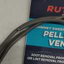 Rutland 4-Inch Pellet Stove/Dryer Vent Brush with 10-Feet Handle