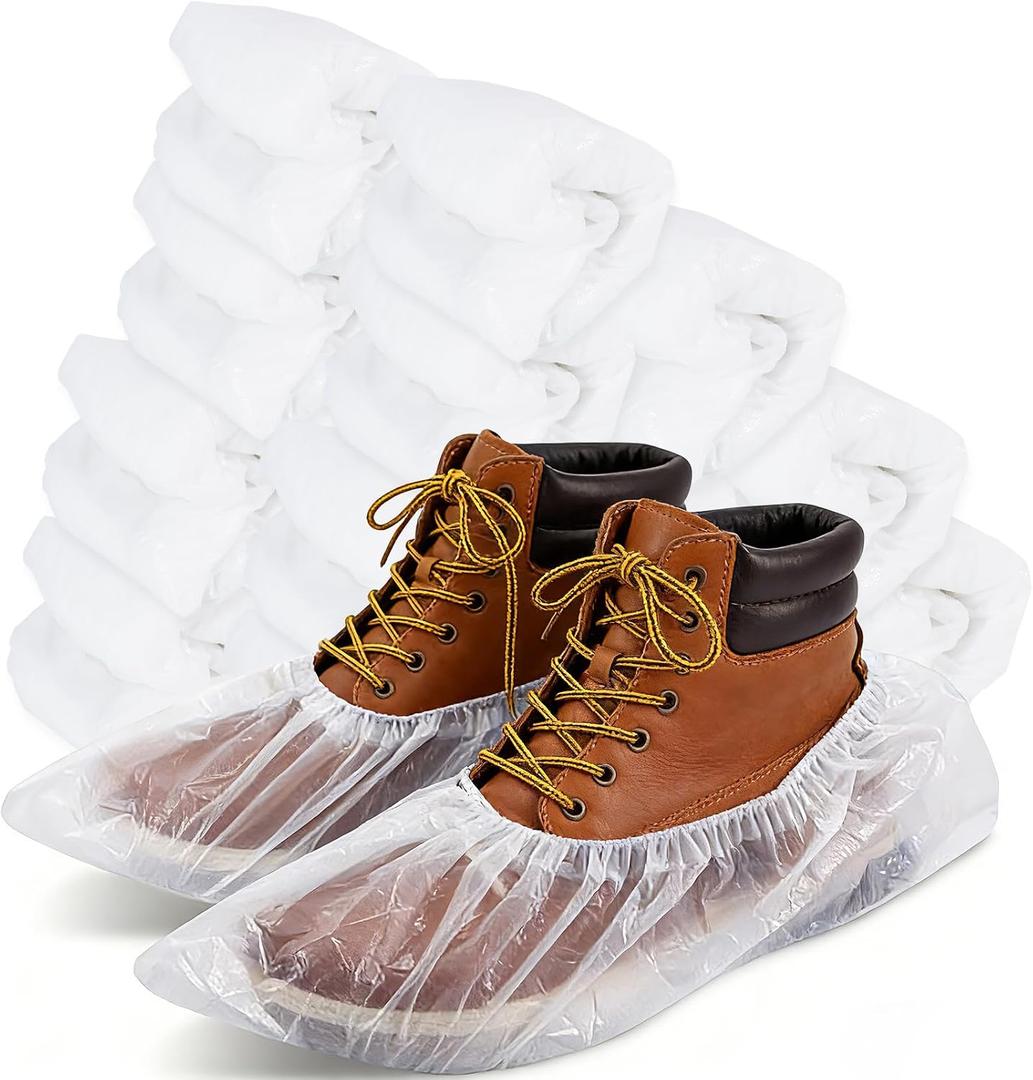 200 Pcs Disposable Shoe Covers | Durable Non slip Boot Covers, for Floor Indoor Carpet Floor Workplace Protection