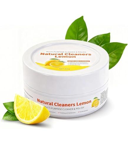 All Purpose Cleaner and Polish Paste - Glass Oven & Stove Top Cleaner for Kitchen Burnt Pans Cooktops Sinks Tile & White Shoes - Natural Multi Surface Grease Marker & Hard Water Stain