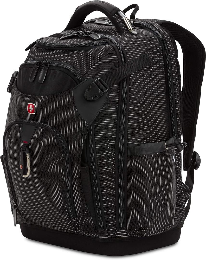 SwissGear Tool Bag Backpack, Fits Up to 17-Inch Laptop, Work Pack PRO, Black