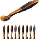 3 x Soft Plastic Swimbaits 10pcs 3", Paddle Tail for Bass Fishing Lures