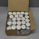 Stonebriar 100 Pack Unscented 8 Hour Extended Burn Time Tea Light Candles, White, 100 Count