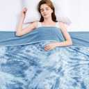 Topcee Cooling Blanket for Hot Sleepers, Absorbs Heat to Keep Body Cool for Night Sweats,100% Oeko-Tex Certified Cool Fiber, Breathable, Comfortable, Hypo-Allergenic, All-Season (90"x104"King Size).
