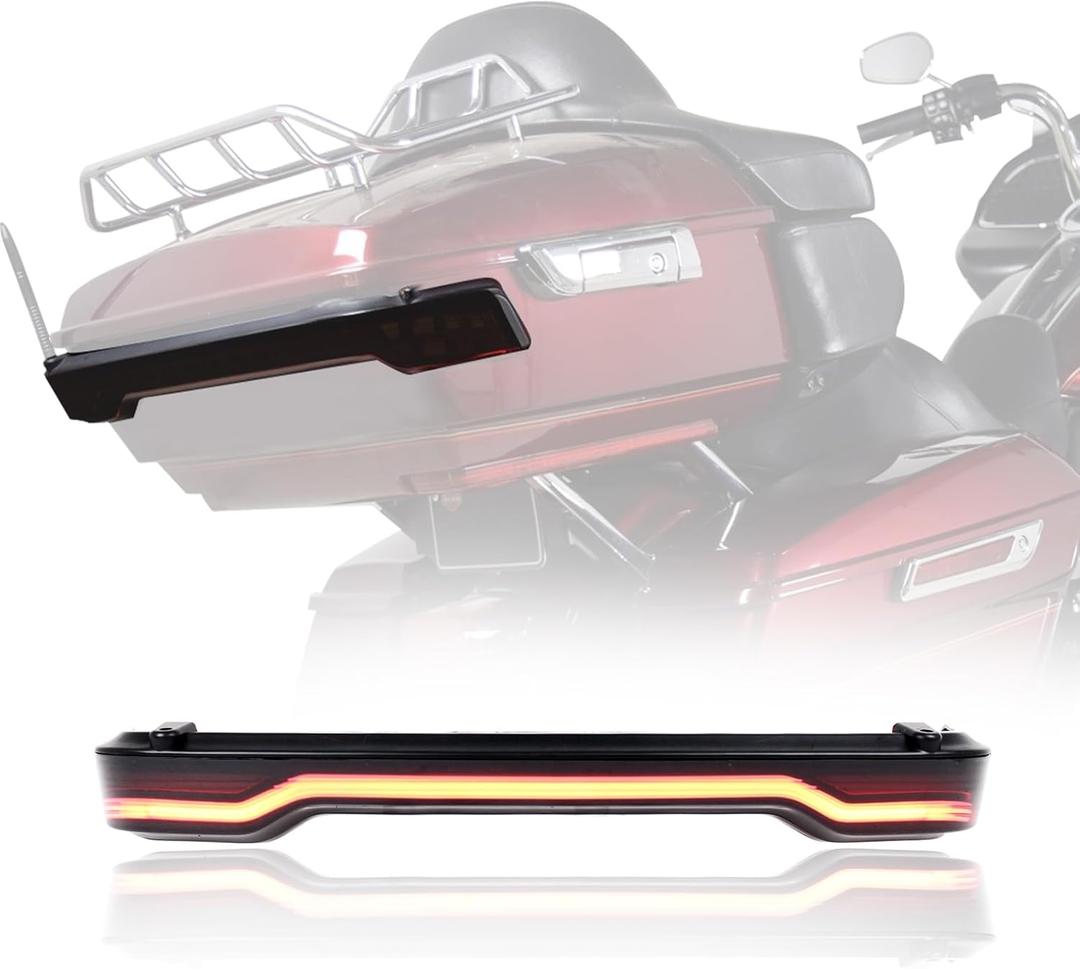Tour Pack LED Lights for Touring,Somke Trunk Brake Turn Tail Signals Light Compatible with Harley 2014-2022 Touring Road Glide Street Glide Electra Glide Replacement 67800368