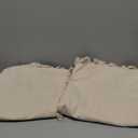 MIULEE Throw Pillow Covers Boho Farmhouse 18x18 Set of 2 Decorative Beige Couch with Fringe Chic Cotton Pillowcases Home Decor Accents for Cushion Soft Bed Living Room, Beige