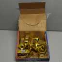 12pcs Gold Ramadan Lantern Lights, Ramadan Decorations, Mini EID Mubarak Candle LanternsRamadan Decorations for Home, Table, wall