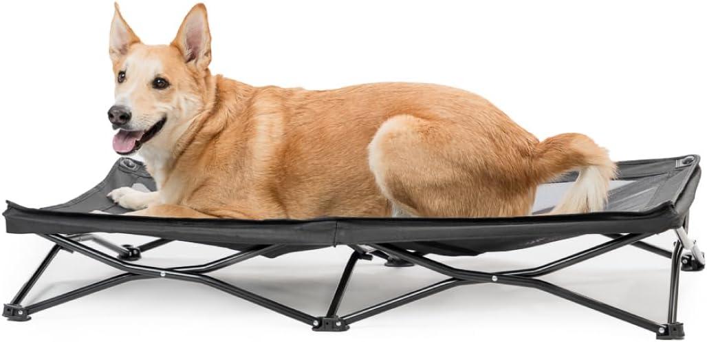 Raised Puppy Bed - Elevated Pet Bed - Outdoor Pet Bed - Raised Cot for Dogs - Versatile Dog Cot - Elevated Dog Bed By Tebon