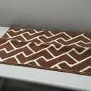 OLANLY Front Door Mat, Non-Slip Rubber Backing, Dirt Resistant and Absorbent, Washable, Easy to Clean Low-Profile Indoor Doormat for Back Door, Entryway, Inside Entrance, 32x20, Coffee