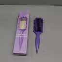 Curly Hair Brush Candybrush Curl Defining Brush for Detangling Shaping and Defining Curls for Women, Men, Wet & Dry Hair (Purple)