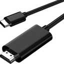 Mindorlen USB C to HDMI Cable 6ft 4K for Monitor, HDMI to USB c Adapter for MAC, USBC to HDMI Adapter Converter for MacBook air iPad pro, USB-C Type C to hdmi Cord for Chromebook TV