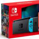Nintendo Switch with Neon Blue and Neon Red Joy-Con - Handheld Gaming Console (Black)