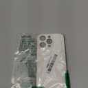 NITITOP Compatible with iPhone 16 Pro Case Cute Aesthetic Checkerboard Checkered Pattern for Women Girl Trendy Slim Fit TPU Silicone Shockproof Full Camera Protection Cover - White