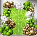 48 PCS Light Green Shimmer Wall Backdrop, Square Sequin Photo Backdrops Panel, Glitter Wall Background for Birthdays, Weddings, Christmas, Engagements, Disco Bachelorette Party Decoration (6FTx8FT)