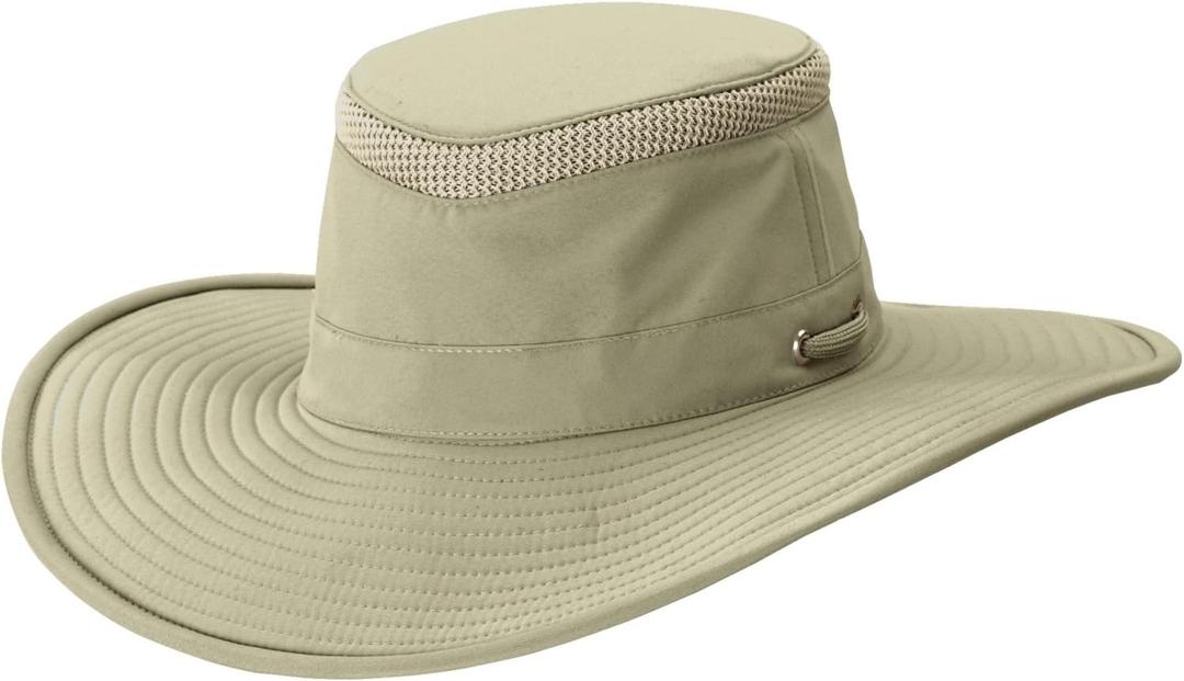 Tilley Mens Womens LTM2 Broad Brim Sun Protection Lightweight Hat Khaki