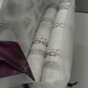 jinchan Linen Blend Boho Curtains for Living Room, 84 Inch Long Grey Printed on Beige Retro Farmhouse Bohemian Geometric Striped Drapes, Light Filtering Back Tab Curtains 2 Panels