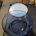 Pyrex Colors Tinted Large Glass Mixing Bowls With Lids, Nesting Space Saving Set of Bowls For Prepping and Baking, 4.5QT