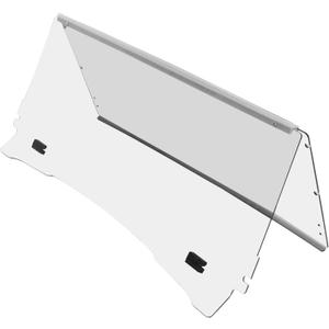 HECASA Clear Golf Cart Windshield Compatible with 1994-2014 EZGO TXT & Medalist Models Folding Down Windshield