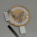 Plant Grow Light,yadoker LED Growing Light Full Spectrum for Indoor Plants,Height Adjustable, Automatic Timer, 5V Low Safe Voltage,Idea for Large Plant Light (1 Pack, Bamboo)