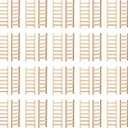 Skylety 20 Pcs Mini Wooden Step Ladder Furniture Miniature Garden Ladder Mini House Ornament DIY Craft Accessory for Landscape Decor