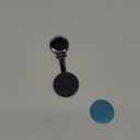Magnetic Phone Holder for car, Super Strong 10X Magnet [ with 2 Metal Plate ] Magnetic car Mount for Cell Phone, [ 360 Rotation ] Universal Dashboard car Mount Fits All Smartphones (Black-1 Pack)