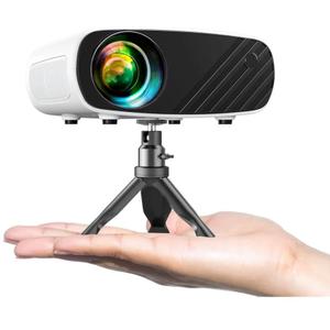 Mini Projector, ELEPHAS Portable Projector for iPhone, 7000L with Synchronize Smartphone Screen, Movie Projector with 1080P HD/200 Screen Support, Compatible with Android/iOS/TV Stick/HDMI/USB/SD