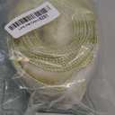 Ribbli Ivory with Champagne Gold Glitter Wired Ribbon for Christmas Tree, Gift Wrapping, Crafts & Wreath Supplies  2.5 Inch x 10 Yard