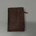 Oak Leathers Leather Wallet For Women - Small RFID Coin Purse Credit Card & ID Holder for Ladies, Gift for Women's, Bifold Wallets (Crazy Horse Brown Flower)