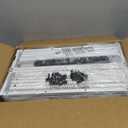 Yecaye Under Bed Storage with Wheels, 2 Pack Under Bed Storage Containers, 60L Underbed Shoe Storage with Clear Window & Label, Rolling Under Bed Metal Drawer for Clothes, Shoes, Books, Blankets (Beige)