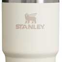 Stanley Quencher H2.0 Tumbler with Straw 20 oz | Flowstate 3-Position Lid | Cup Holder Compatible for Travel | Insulated Stainless Steel Cup | BPA-Free | Cream 2.0