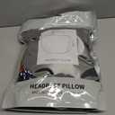 TPARTS Leather Headrest Neck Pillow for All Tesla Model Y/X/3/S(Includes Model Y Juniper 2026 2025 & Model 3 Highland 2024-2026) Accessories, Car Neck Pillow for Traveling (1pc White)