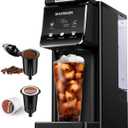 SHARDOR Coffee Maker Hot & Iced With Bold Setting,Single Serve Coffee Maker For K Cup And Grounds52 Oz Removable Water Tank,6-14 Oz Brew Sizes,One Cup Kcup Coffee Machine With Reusable Filter, Black
