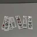 Peacoblue 30pcs UV DTF Bookmarks Transfer Stickers Wraps Skull and Flower for Women Men Reading, Waterproof Bookmarkers Decal(No Blank Bookmarks) for Acrylic Plastic Metal Blank Bookmark