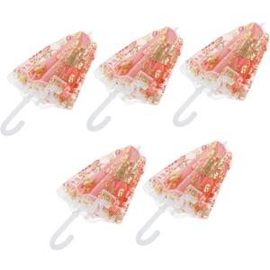 Mini Parasol Toy Set Pcs Lace Umbrellas for Boys and Girls Mini Room Decor Craft DIY Accessories Random