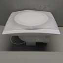 Bathroom Exhaust Fan with Light, 110 CFM, 1.0 Sones, 12.16 Ceiling Vent Fan with 20W LED Light, 3 Adjustable Color Temperatures, Ideal for Bathrooms and Toilets