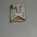 Menkxi 2 Pcs Eid Mubarak Banner Decorations Wooden Ramadan Eid Decoration for Home Rustic Ramadan Mubarak Garland Hanging Supplies for Mantel Fireplace Muslim Home Indoor Outdoor Party(Natural, Black)