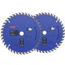 2-Pack 7-1/4" 40T Fine Crosscut Blades, TCT for Smooth, Clean Cuts in Wood, MDF & Plywood,5/8" Arbor- Pro Finish Quality