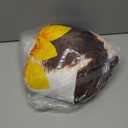 Sunflower Brown Cow Print Armless Sofa Couch Bed Slipcovers with Elastic Bands for Home Living Room Easy to Install Non Slip Futon Dust Cover Machine Washable