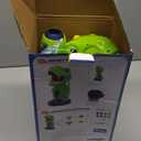 EagleStone Movable Dinosaur Shooting Toys for Kids,Electronic Target Shooting Games with 2 Pump Gun,48 Balls Party Favor Toys with Score Record, LED & Sound, Dino Toys Gift for Boys and Girls,Green