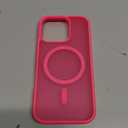 SUPFINE Magnetic for iPhone 16 Pro Case (Compatible with MagSafe) (Military Grade Drop Protection) Slim Translucent Matte Shockproof with Anti-Fingerprint Phone Case, Hot Pink