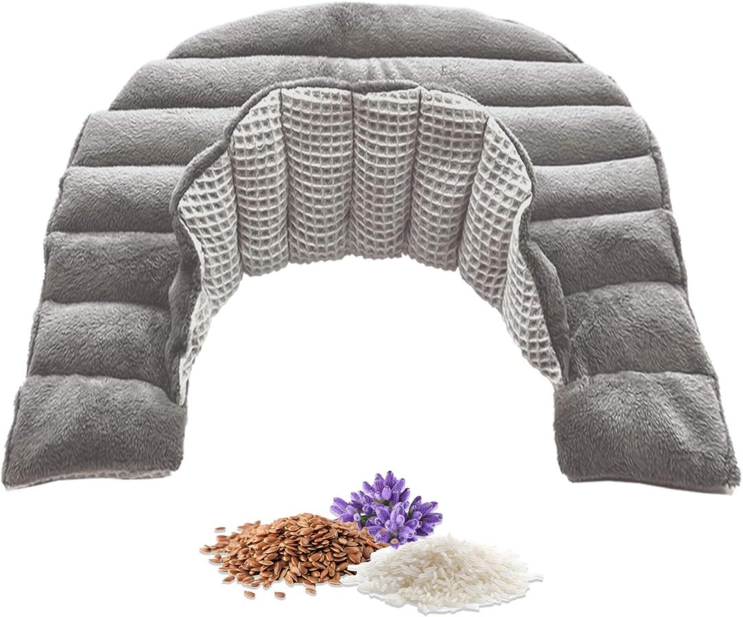 Heating Pad Solutions Microwavable Heating Pads - Neck & Shoulder Relaxer for Upper Back & Neck - Reusable Heating Pad & Hot Pack - 1 XL Pack - Lavender Aroma