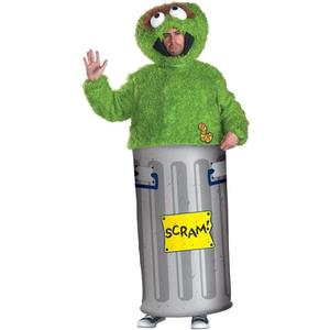 Disguise Unisex - Adult Oscar the Grouch (X-Large (42-46), Green)