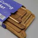 Non Toxic Cutting Boards - Cutting Board Set Free of Mineral Oil, Made of FSC Acacia Wood - Cutting Boards for Kitchen - Includes 3 Chopping Boards. By Ziruma