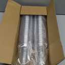 Homestockplus 15 oz Clear PET Plastic Cups 100 Pack - U-Shaped Disposable Open-Top Plastic Cups, Crystal Clear Ice Coffee Cups To Go for Iced Coffee, Smoothies, Bubble Tea & Outdoor Gatherings