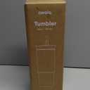 Owala Stainless Steel Triple Layer Insulated Travel Tumbler with Spill Resistant Lid and Straw, BPA Free, 24 oz, Brown/ Green (Brave Adventures)