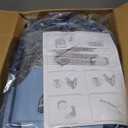 APEXCHASER Ironing Board Small with Iron Holder, Tabletop Small Iron Board with 2 Heat Resistant Ironing Covers, Portable Tabletop Ironing Board with Non-Slip Feet for Home Travel Use (Blue)